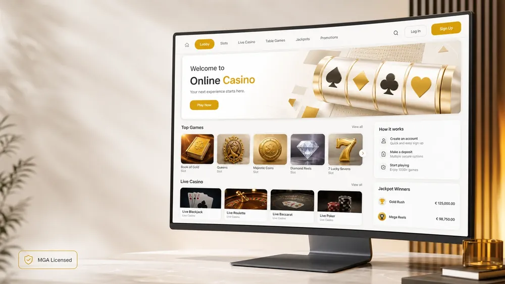 One Casino — game lobby